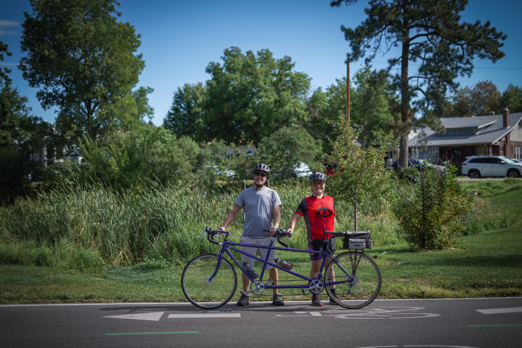 Tandem pair at wash park