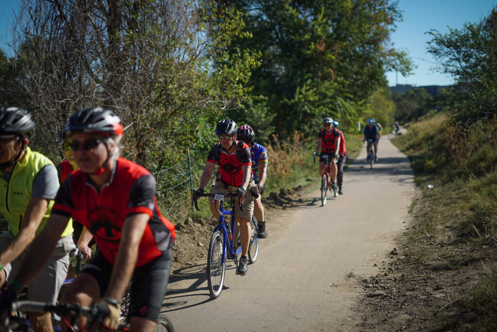 action shot of eyecycle in motion