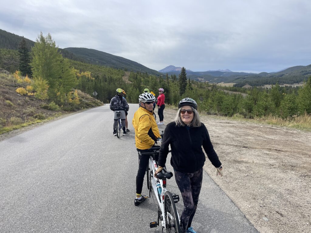 Smiling faces while we break for water in Dillon